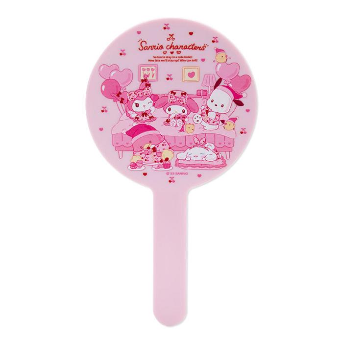 Hello Kitty Sanrio Characters Hand Mirror (Staycation Series) Růžové | CZ_HK38721