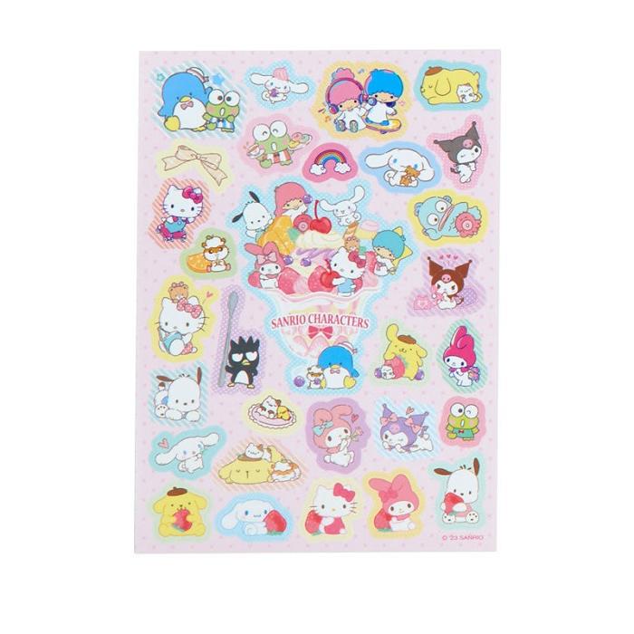 Hello Kitty Sanrio Characters Memo Pad & Sticker Set Blankyt | CZ_HK16419